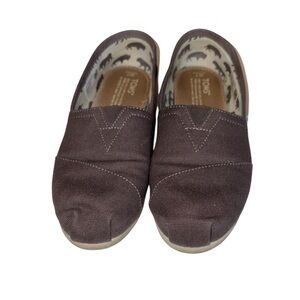 Tom’s slip on shoes Alpagarta Heritage canvas light feeling wear size 7